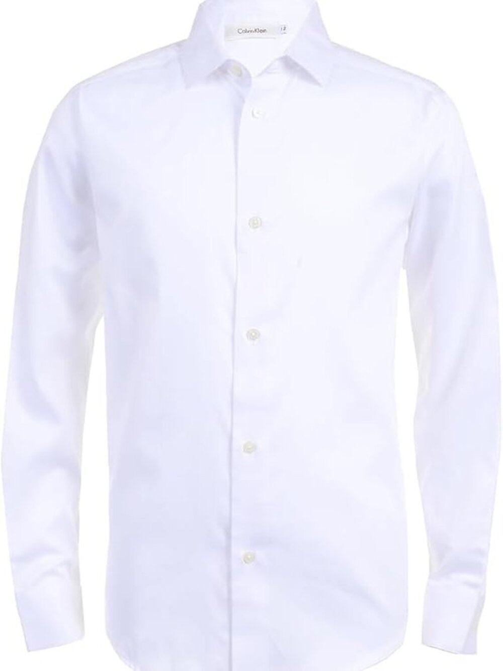 Calvin Klein ✨  Boys’ Long Sleeve Dress Shirt  Size 20  White K871033 NWT